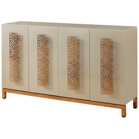 Four Door Media Credenza