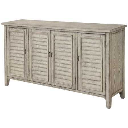 Four Door Media Credenza