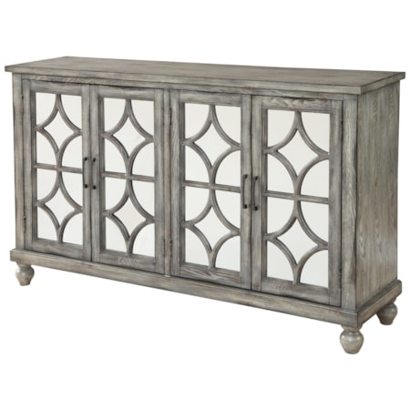 Four Door Media Credenza