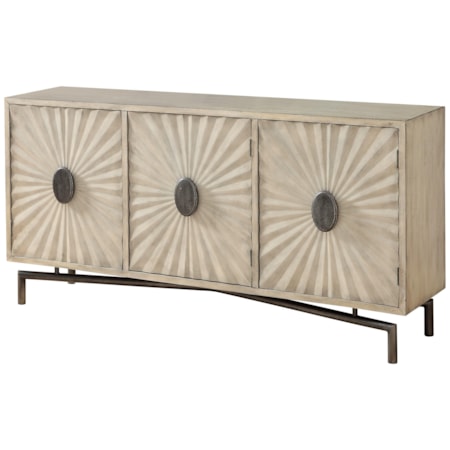 Three Door Media Credenza