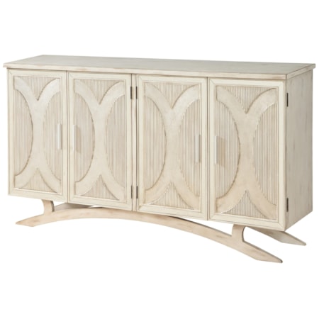 Four Door Media Credenza