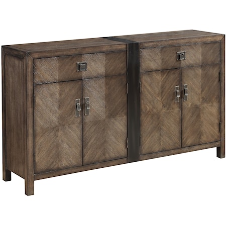 Four Door Two Drawer Credenza
