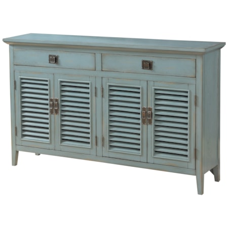 Four Door Two Drawer Credenza