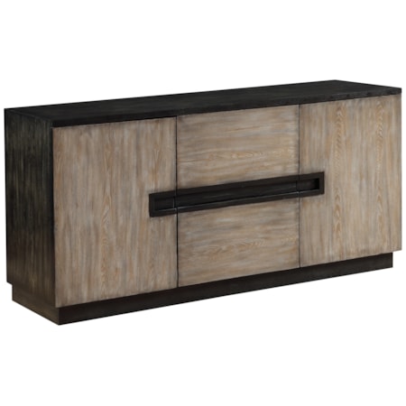 Three Door Media Credenza