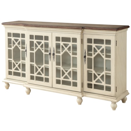 Four Door Media Credenza