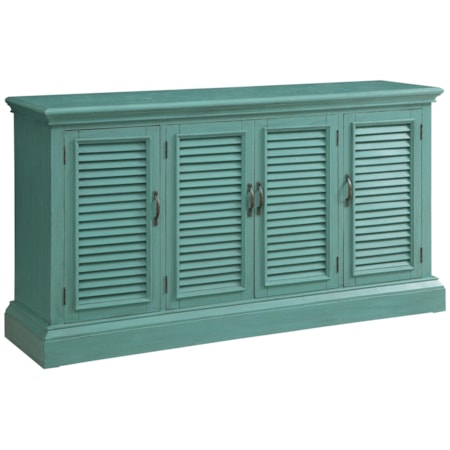 Four Door Media Credenza