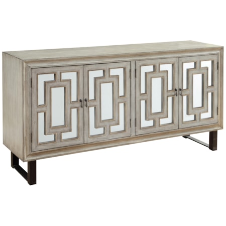 Four Door Media Credenza