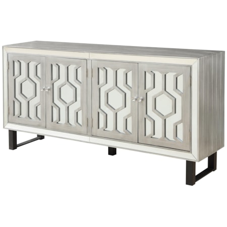 Four Door Media Credenza