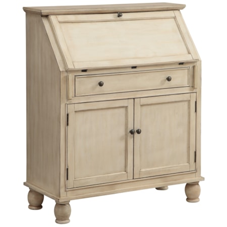 Two Door One Drawer Drop Lid Cabinet