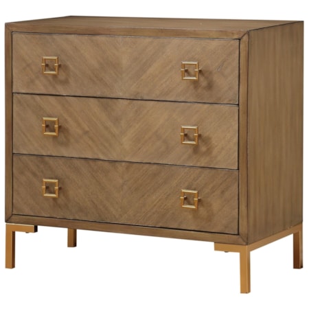 Three Drawer Chest w/ Power