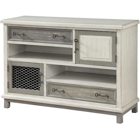 Two Drawer Two Door Media Credenza