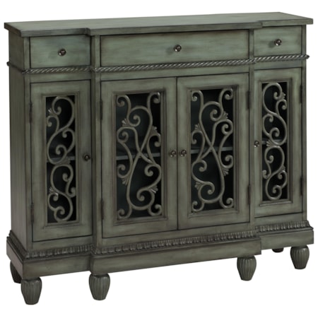 Three Drawer Four Door Credenza