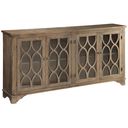 Four Door Media Credenza