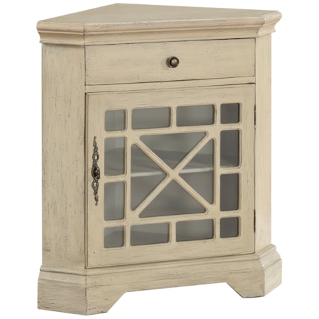 One Drawer One Door Corner Cabinet