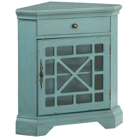 One Drawer One Door Corner Cabinet