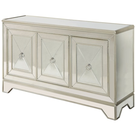 Three Door Media Credenza