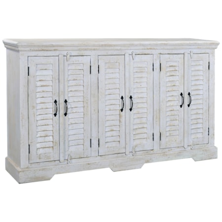 Six Door Credenza