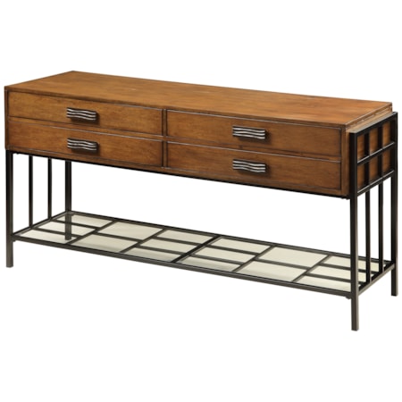 Four Drawer Media Console