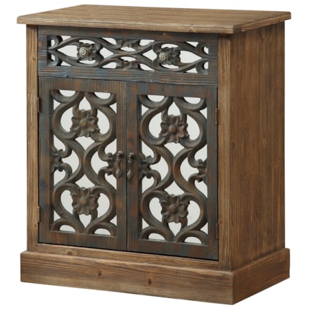 One Drawer Two Door Cabinet