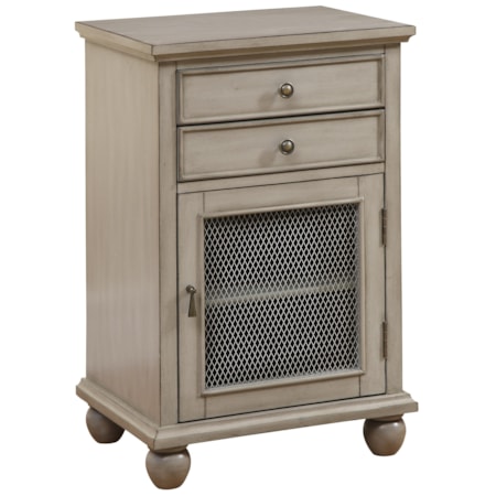 Two Drawer One Door Cabinet