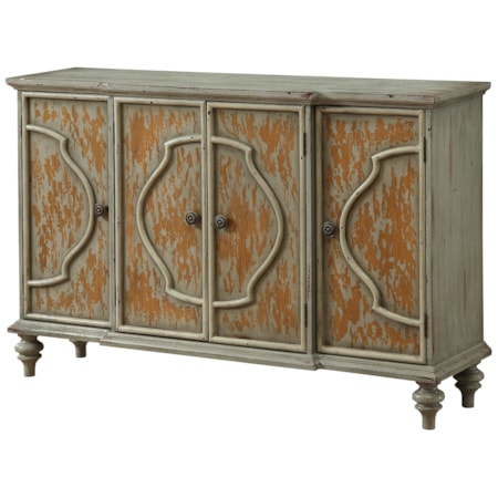 Four Door Media Credenza