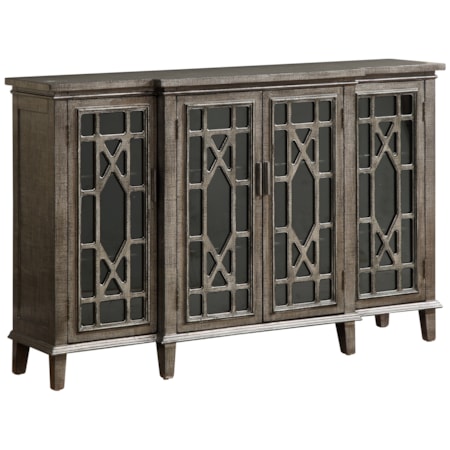 Four Door Media Credenza