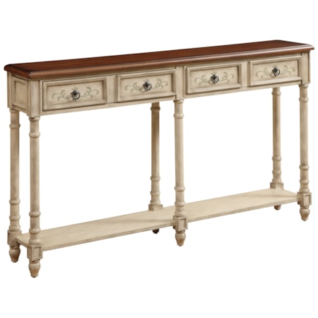 Two Drawer Console Table