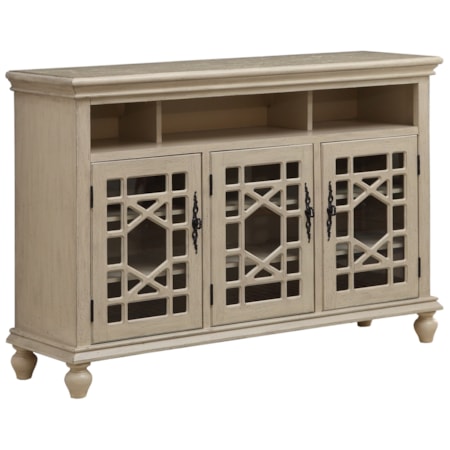 Three Door Media Credenza