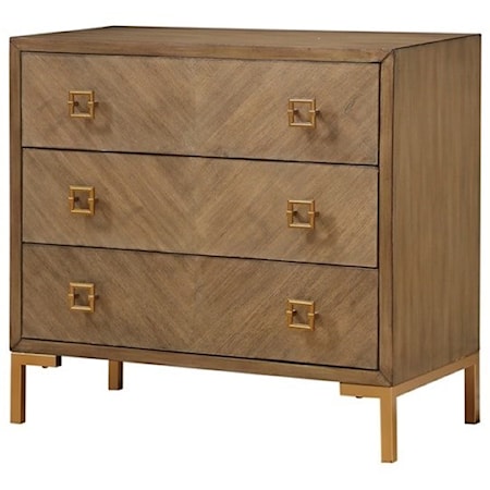 Three Drawer Power Outlet Chest