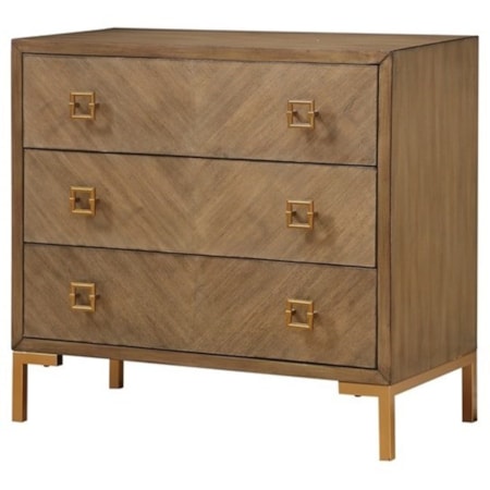Three Drawer Power Outlet Chest
