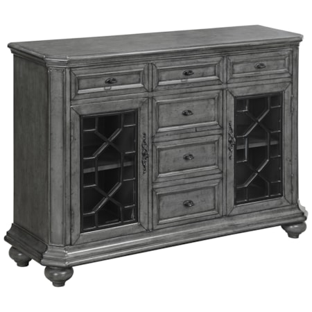 Two Door Six Drawer Sideboard