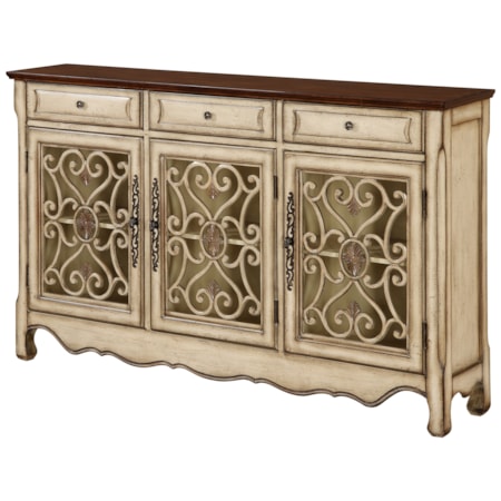 Three Drawer Three Door Credenza