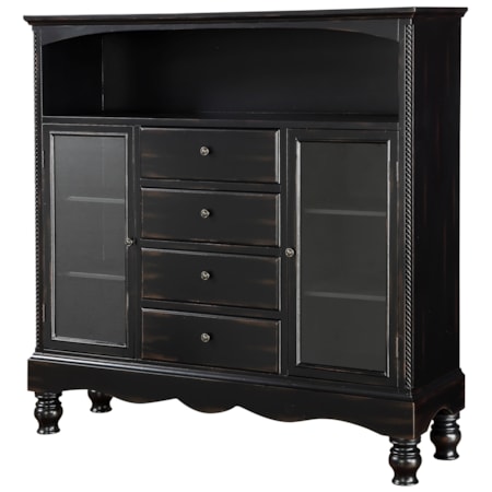 Two Door Four Drawer Cabinet