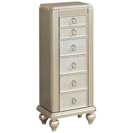 Jewelry Armoire Six Drawer Chest