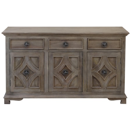 Three Drawer Three Door Sideboard