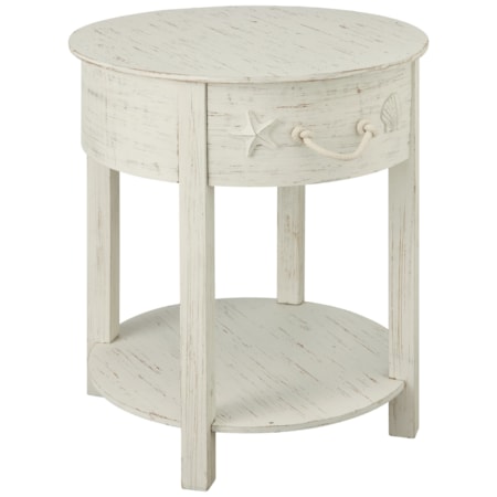 One Drawer Accent Table