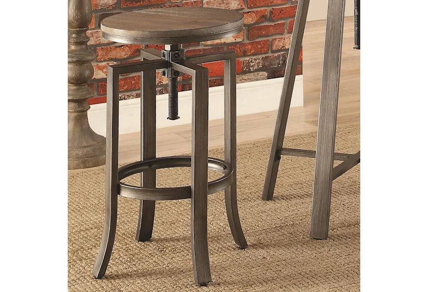 10181 Adjustable Bar Stool by Coaster at Rooms for Less