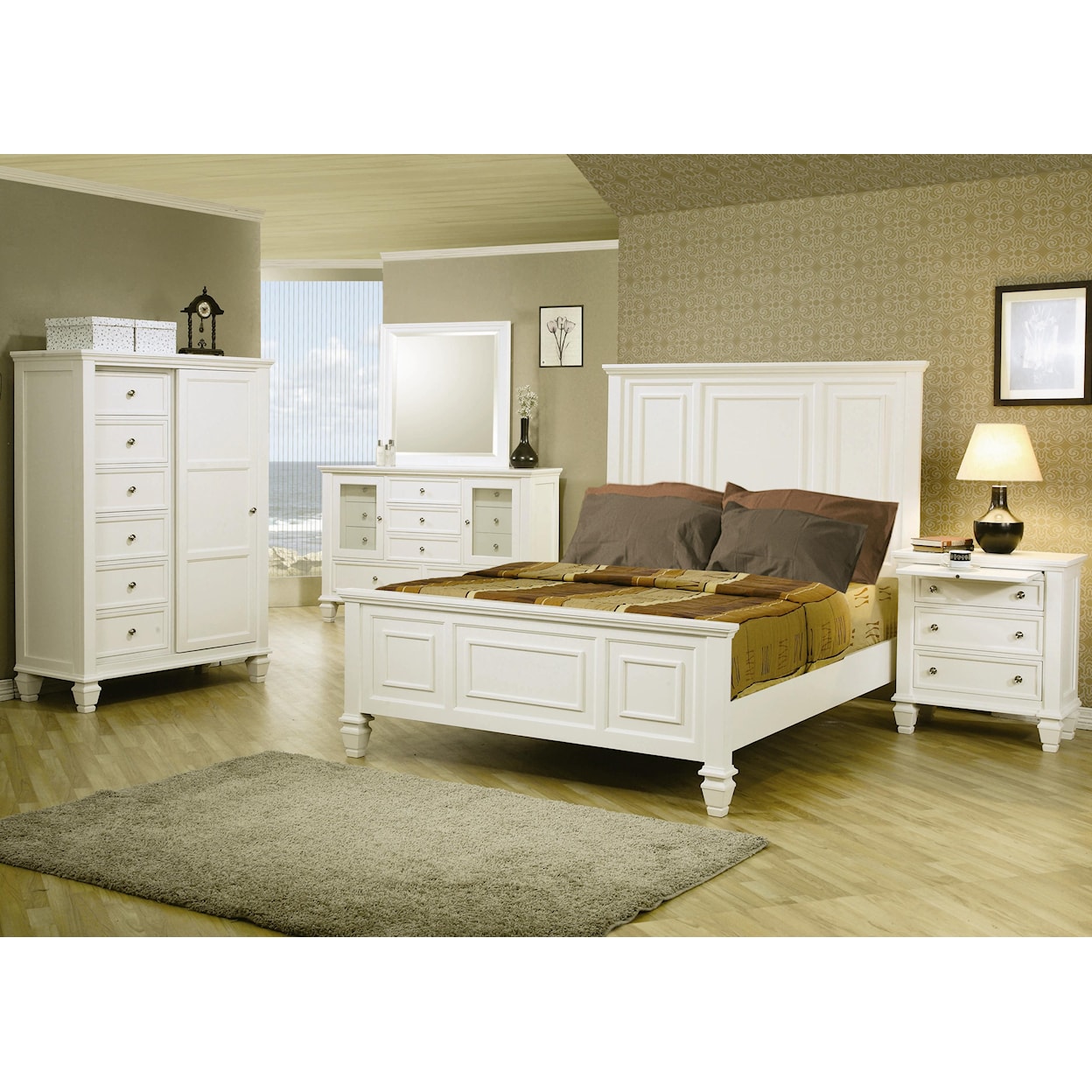 Michael Alan CSR Select Sandy Beach Dresser and Mirror