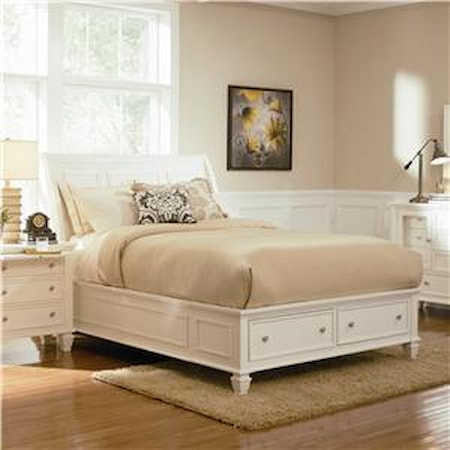 Queen Sleigh Bed 