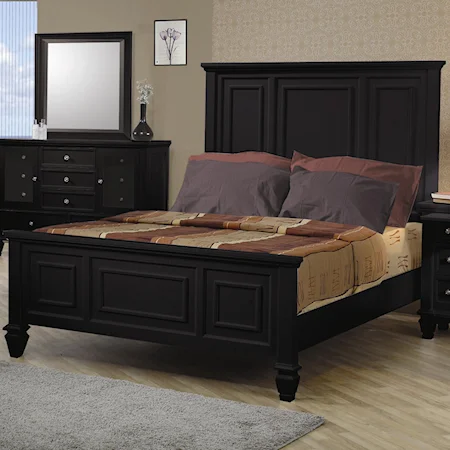 Queen Headboard & Footboard Bed