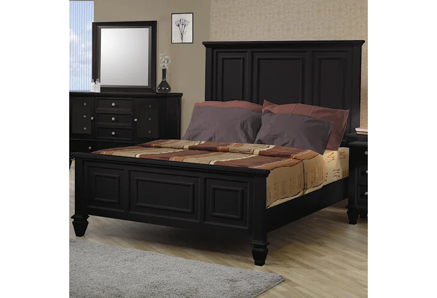 Sandy Beach Queen Headboard & Footboard Bed by Coaster at Rooms for Less