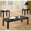 Coaster Occasional Table Sets BLACK FINISH COFFEE | 3 PC OCCASIONAL SET