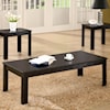 Coaster Occasional Table Sets BLACK FINISH COFFEE | 3 PC OCCASIONAL SET