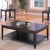 Coaster Occasional Table Sets CASUAL BROWN 3 PC OCCASIONAL SET |