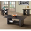 Coaster Occasional Table Sets 3 PC BLACK OCCASIONAL SET |