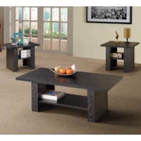 3 PC BLACK OCCASIONAL SET |