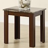 Coaster Occasional Table Sets BROWN MARBLE 3 PC OCCASIONAL SET |