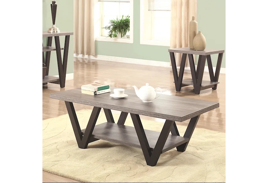 70539 Coffee Table by Coaster at Rooms for Less
