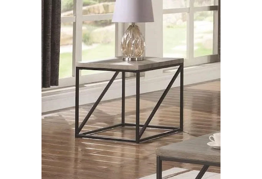 70561 End Table by Coaster at Corner Furniture