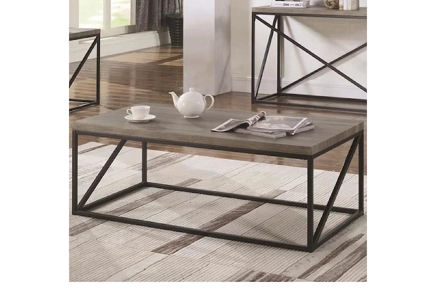70561 Coffee Table by Coaster at Rooms for Less
